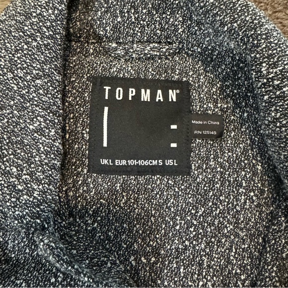Topman jacket sz L gray - Picture 2 of 4